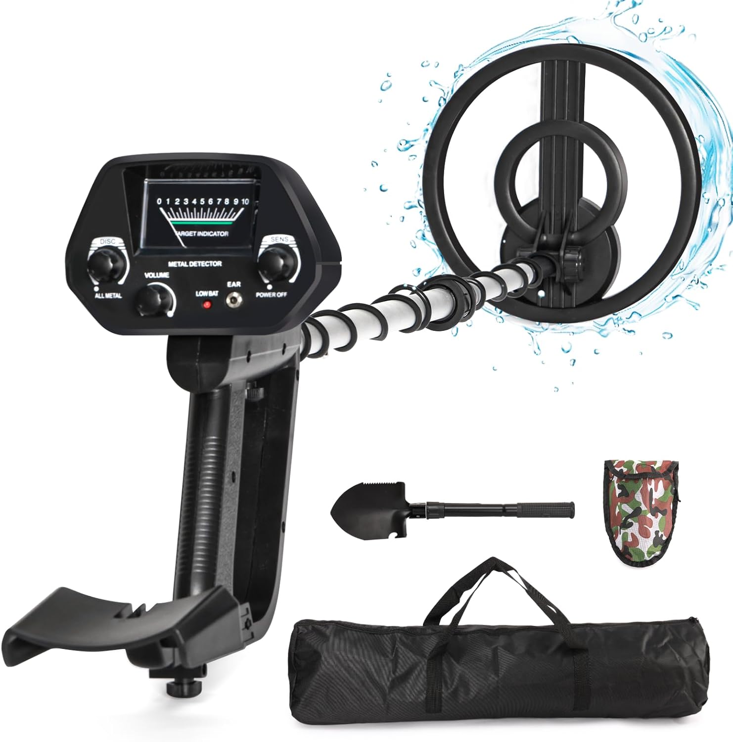 Metal Detector for Adults, for Kids, Waterproof & Underground & Underwater Gold Detector, Gold Metal Detector, Metal Detector Kit, Medal Detector