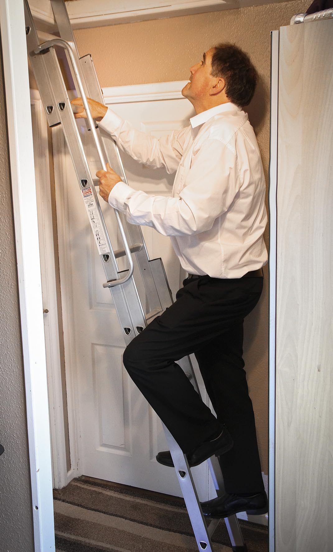 Sealey LFT03 - Escalera para áticos (tamaño: 508x432mm)
