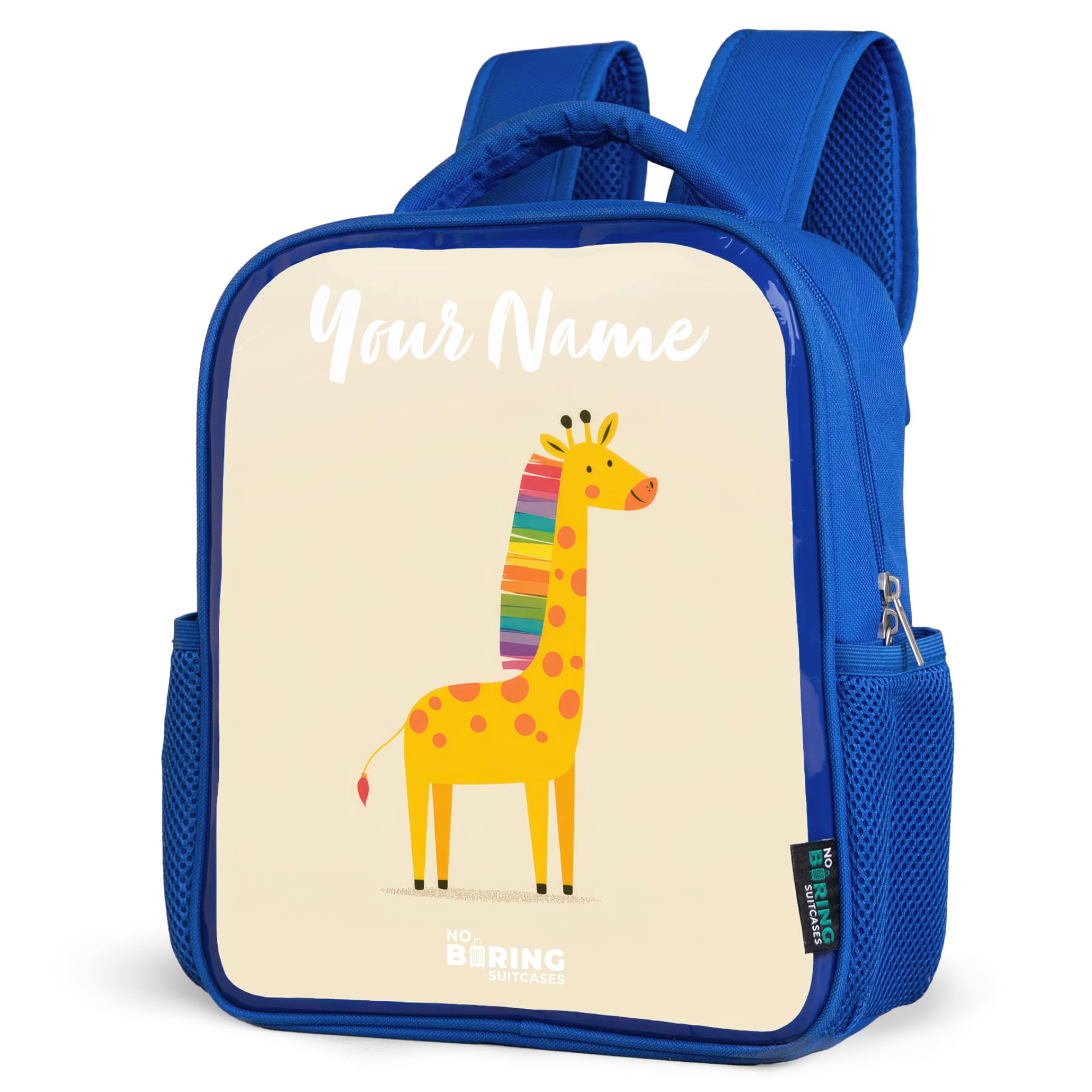 NoBoringSuitcases© Zaino Per Bambini Zaini Scolastici Blu Bambino | 8L - Backpack Da Viaggio School Bag Piccolo Zainetto In Età Prescolare Ragazzi Animali