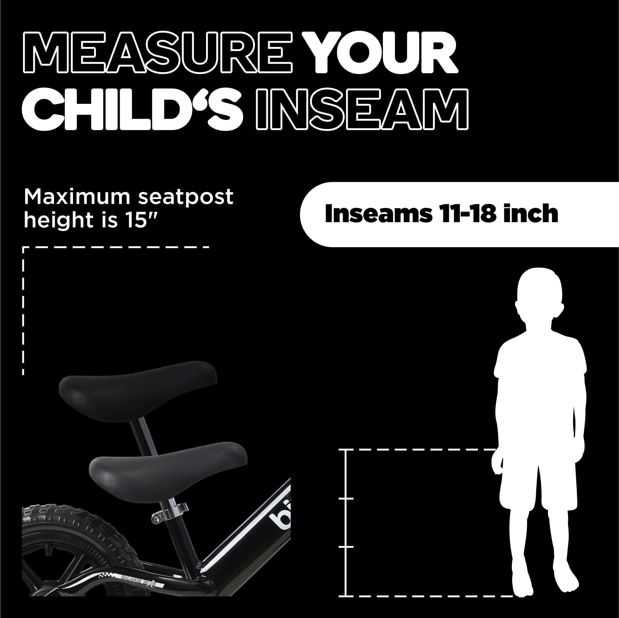 Bixe Vélo D'Équilibre Aluminium 12 Pouces - Draisienne Enfants 18 Mois à 6 Ans - Vélo Sans Pédales Léger