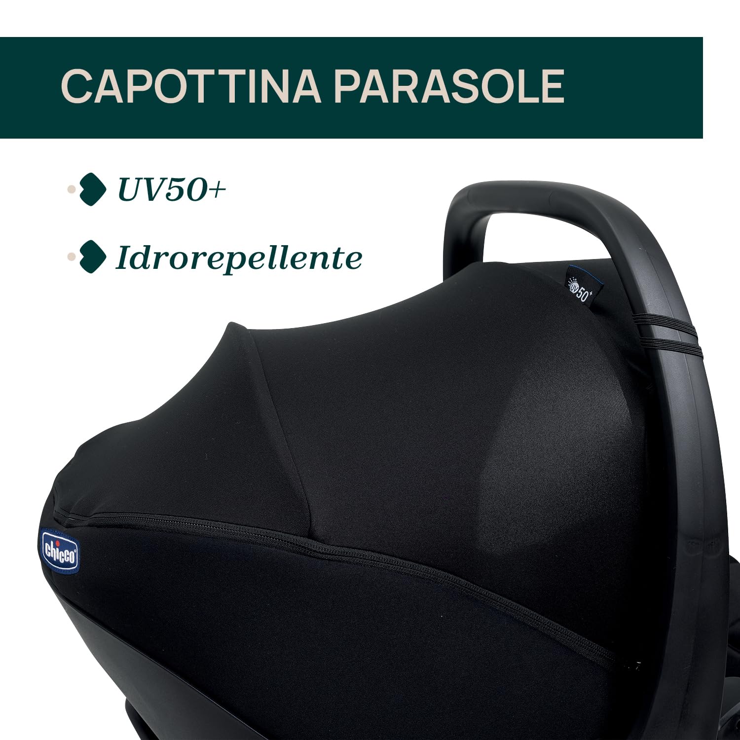 Chicco Kory Essential I-Size Seggiolino Auto dai 40 cm fino agli 85 cm, Gruppo 0+ per Neonati, omologato secondo la normativa ECE R129/03, Facile da Installare, Rotazione a 90°
