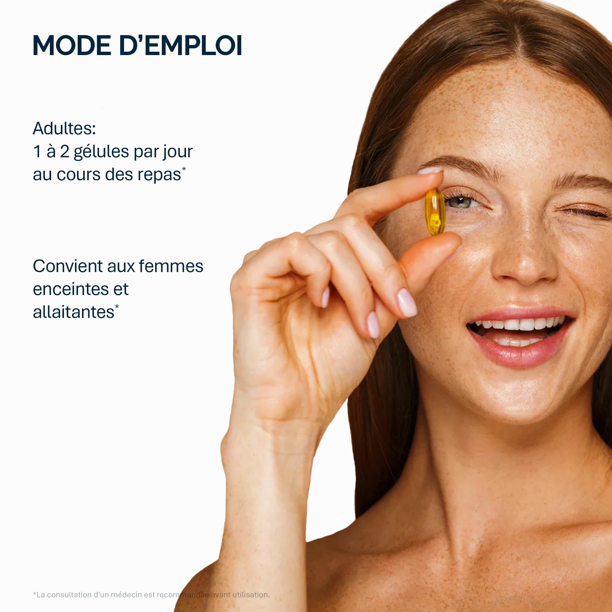 NFO OMEGA 3 ULTIMA [120 Gélules] Huile de poisson Omega 3 norvégienne à concentration maximale en Omega 3 DHA EPA en triglycérides, Avec vitamine E, Oméga 3 hautement dosés, Complexe d’acides aminés