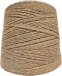 Barbante Eco Brasil 6 fios 1kg 980m Soberano cores a escolha (Bege)