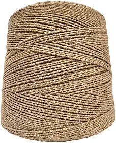 Barbante Eco Brasil 6 fios 1kg 980m Soberano cores a escolha (Bege)