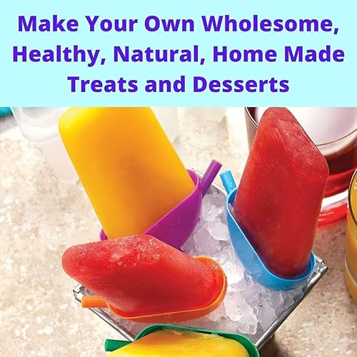 Miniatura 6 de Juego de 8 moldes para paletas heladas congeladas con protector de goteo de paja para sorber  para golosinas caseras congeladas  yogur congelado,