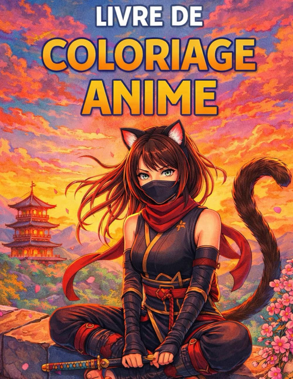 Livre de Coloriage Anime: Plongez dans l’univers créatif de l’anime - Une expérience de coloriage variée et créative