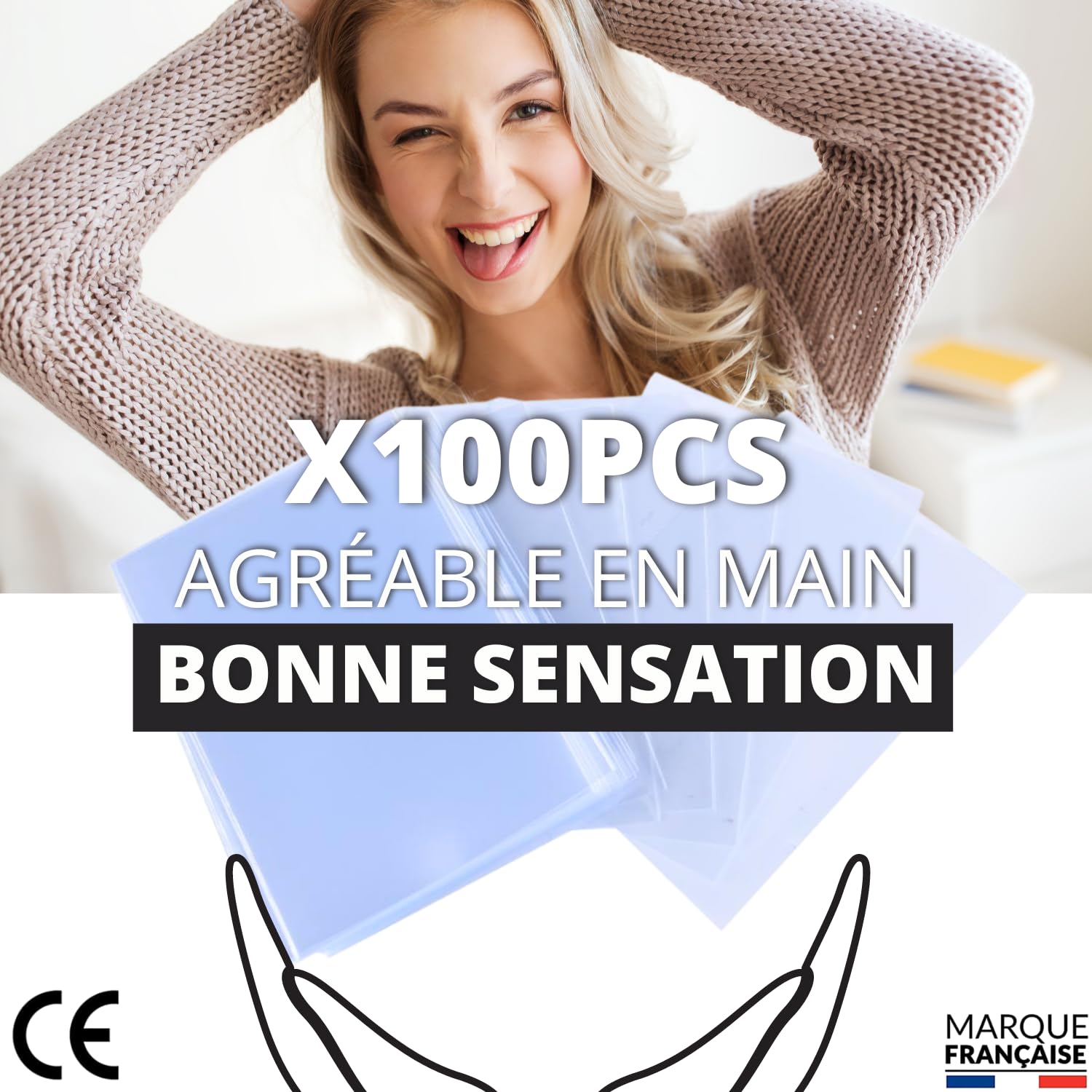 Sleeves Transparentes 86x59mm – Lot 100, Pour Yu-Gi-Oh, Dragon Ball, K-pop, Cartes Japonaises