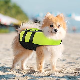 PETLESO Dog Life Jacket, Life Jackets for Dogs, Reflective Life Jacket for Dogs with Rescue Handle, S product image