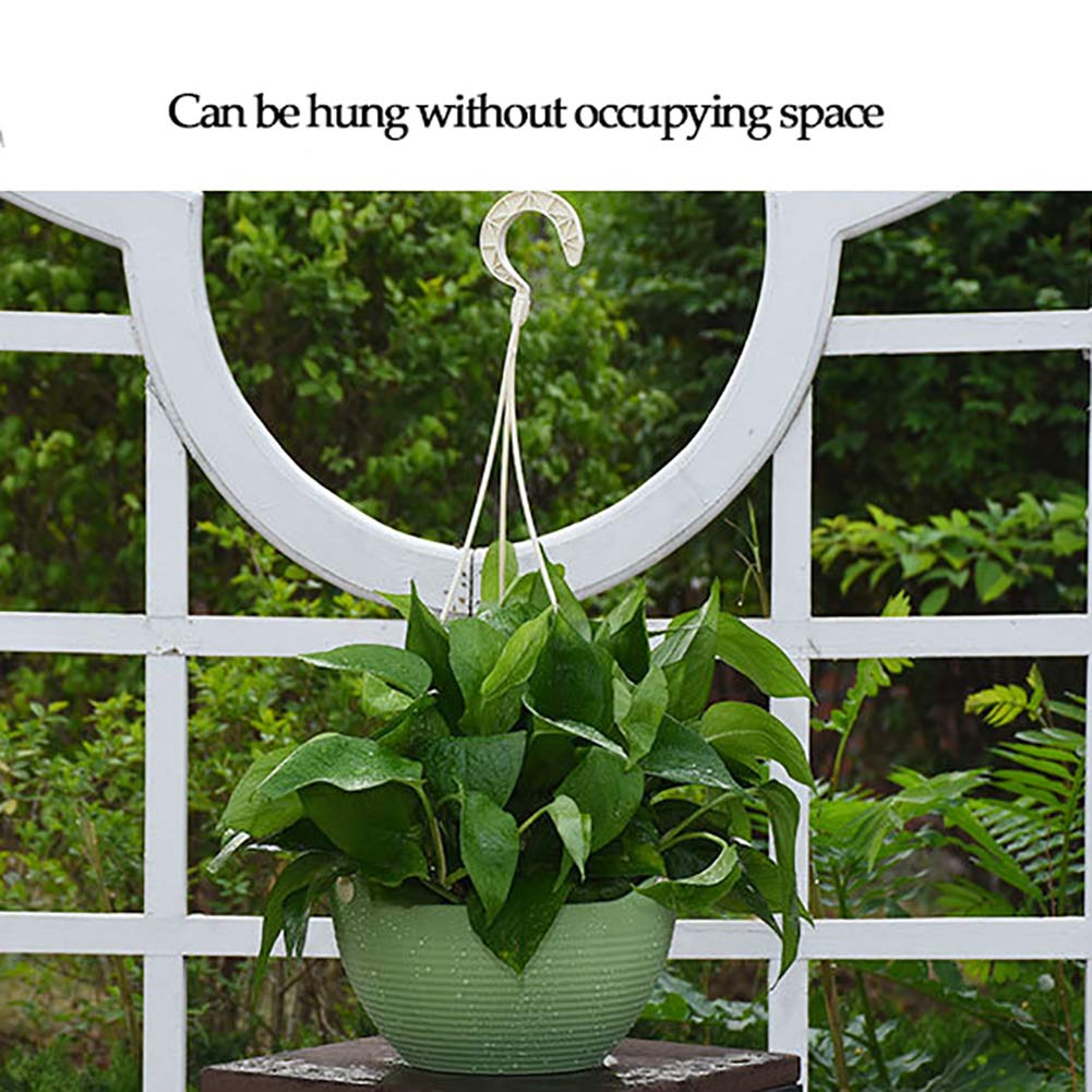 ZZXY Vasi Pensili da Giardino Sospesi per Piante Sospese Portafiori, Macrame Plant Hanger Fatto a Mano Appeso Corda