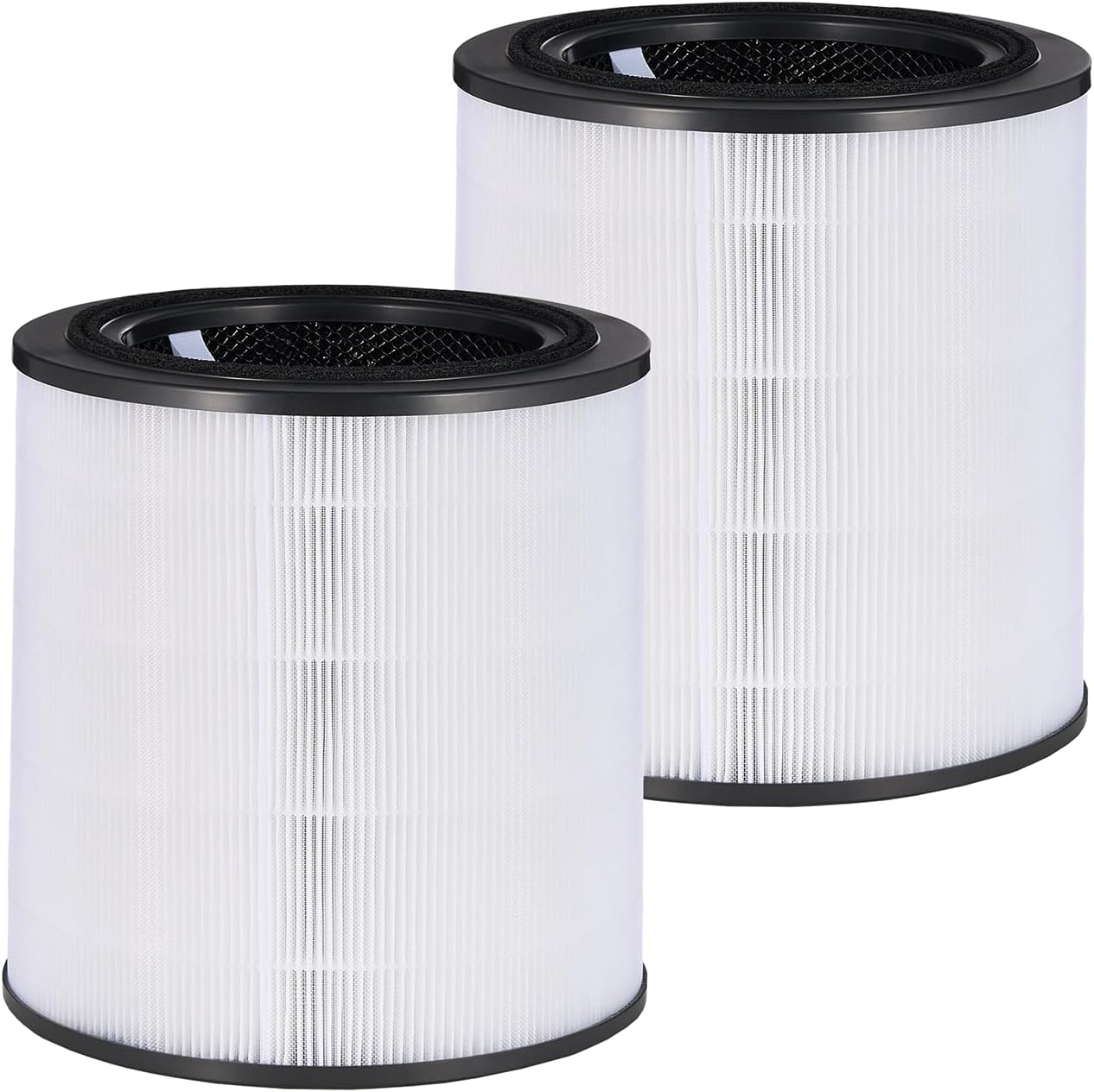 2 Pack Air 4000 Replacement Filter, True High Efficiency H13 Activated Carbon 3-in-1 Compatible with Bosch 4000 Air Purifier