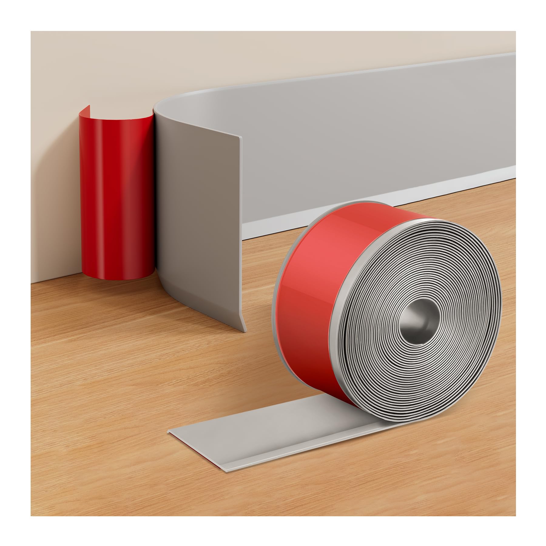 INMOZATA Flexible Skirting Board Covers