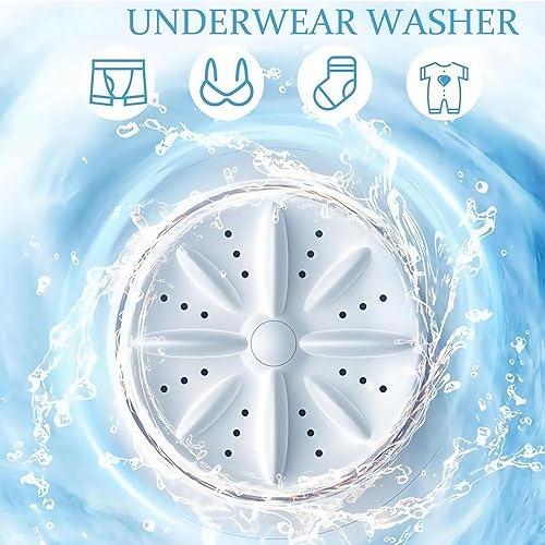 Miniatura 3 de Lavadora portátil, lavadora de ropa interior 2025, es adecuada para sujetadores, ropa interior, calcetines, viajes, camping, caravana y dormitorio.