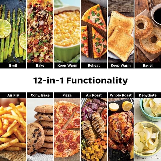 Horno Doble Ninja DCT451 12 en 1 con FlexDoor, Aire Fry, 12L miniatura 7