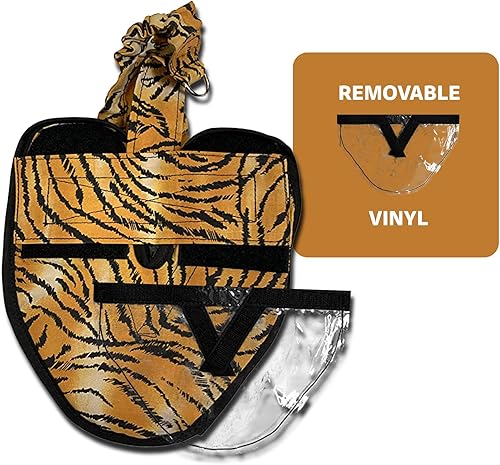 Miniatura 9 de Hen Holster - Pañal y arnés envolventes para aves para gallinas, gallo, patos, gansos, con forro de vinilo extraíble, ajuste ajustable para