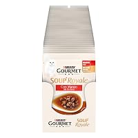 GOURMET SOUP ROYALE Cibo Umido per Gatti Adulti, 30 Bustine da 45g