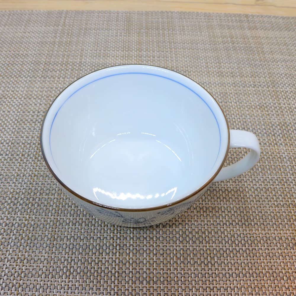 青と白の花柄スープカップ Amazon | スープカップ2個セット 美濃焼 線唐草UKスープカップ