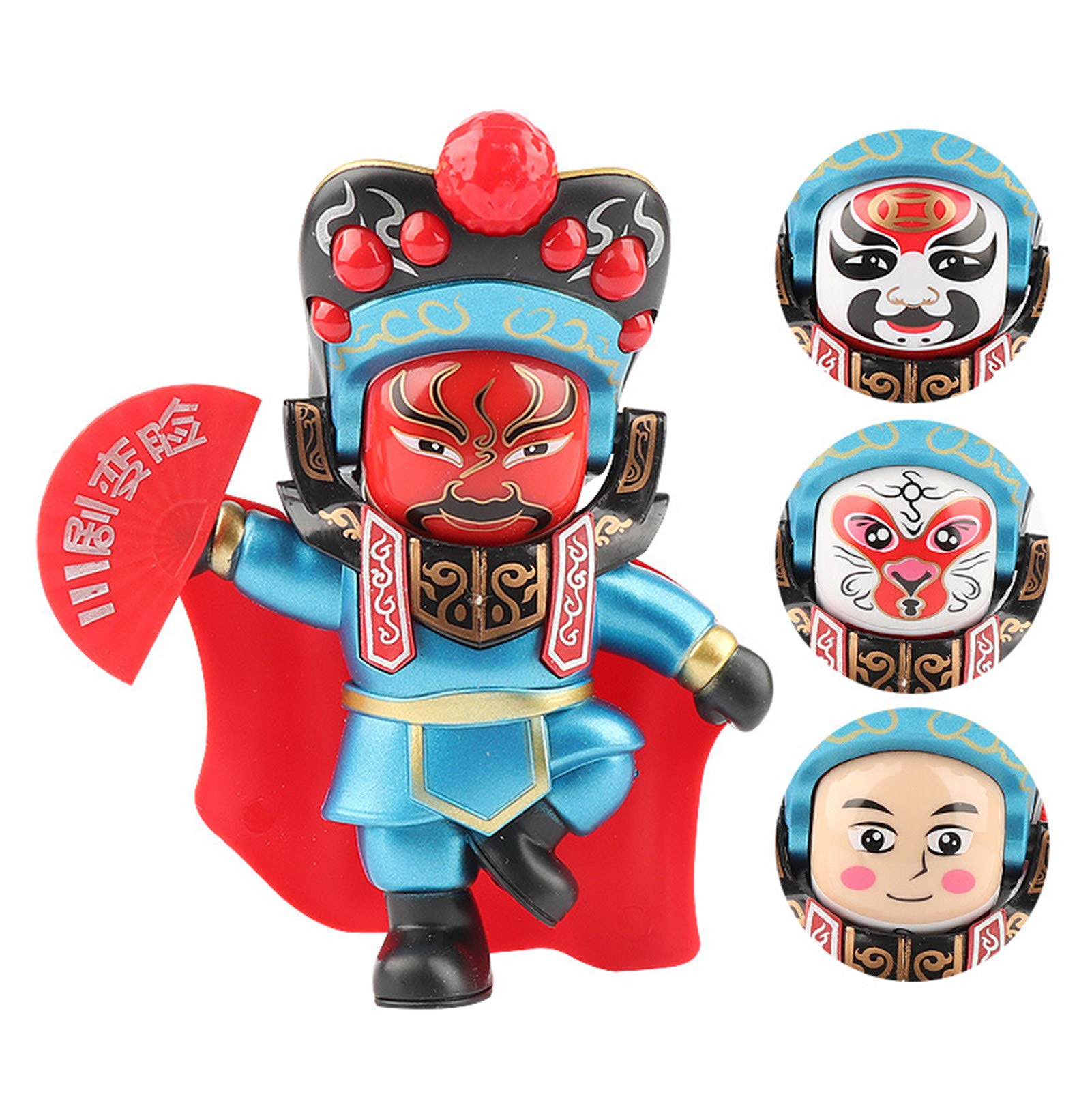 Plush Figure for Children, Traditional Creative Face Changing Makeup Figure Sichuan Figure Chinese Opera Toy
