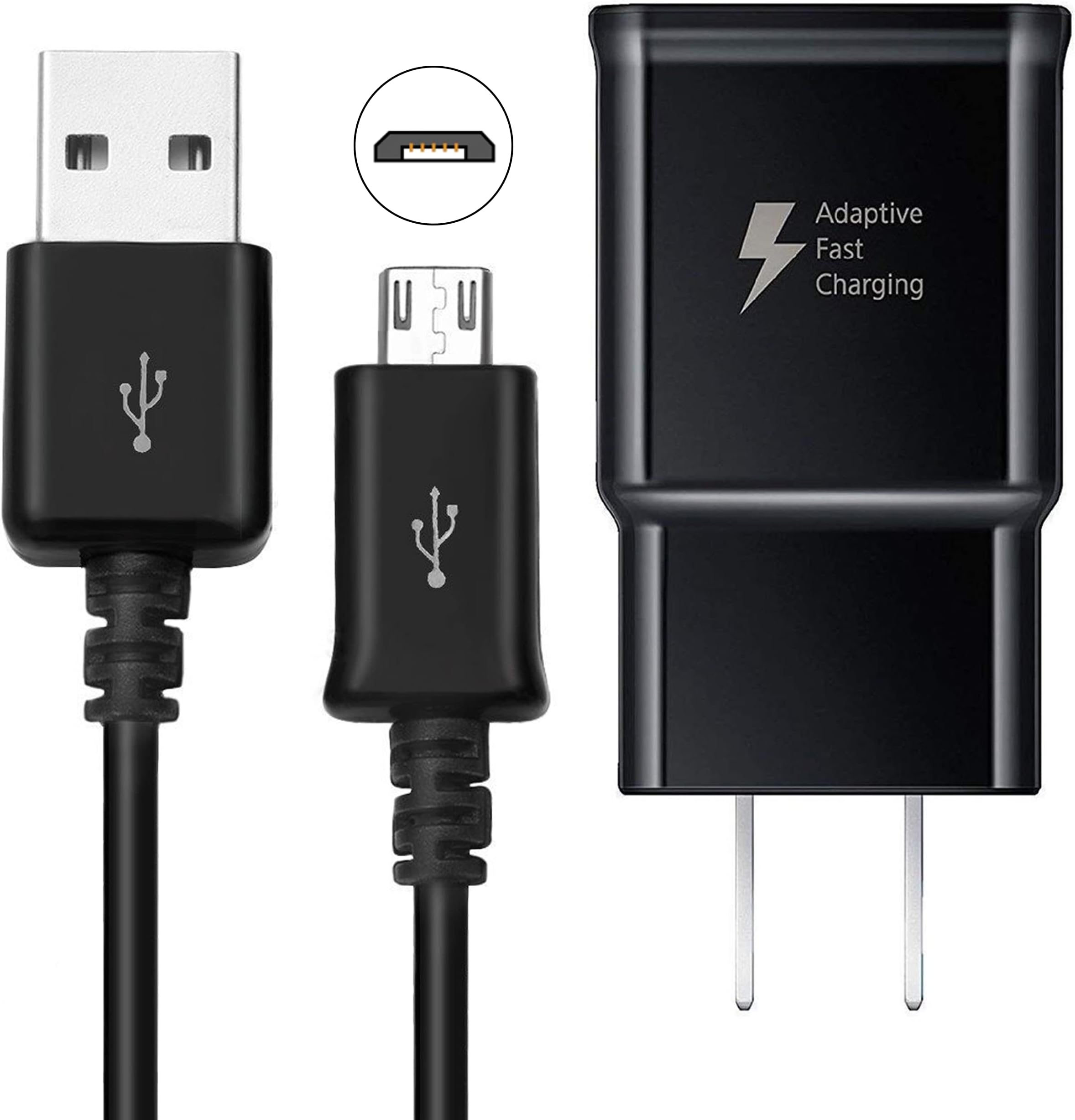 Samsung Adaptive Fast Charging Wall Charger with 5 Feet/1.5