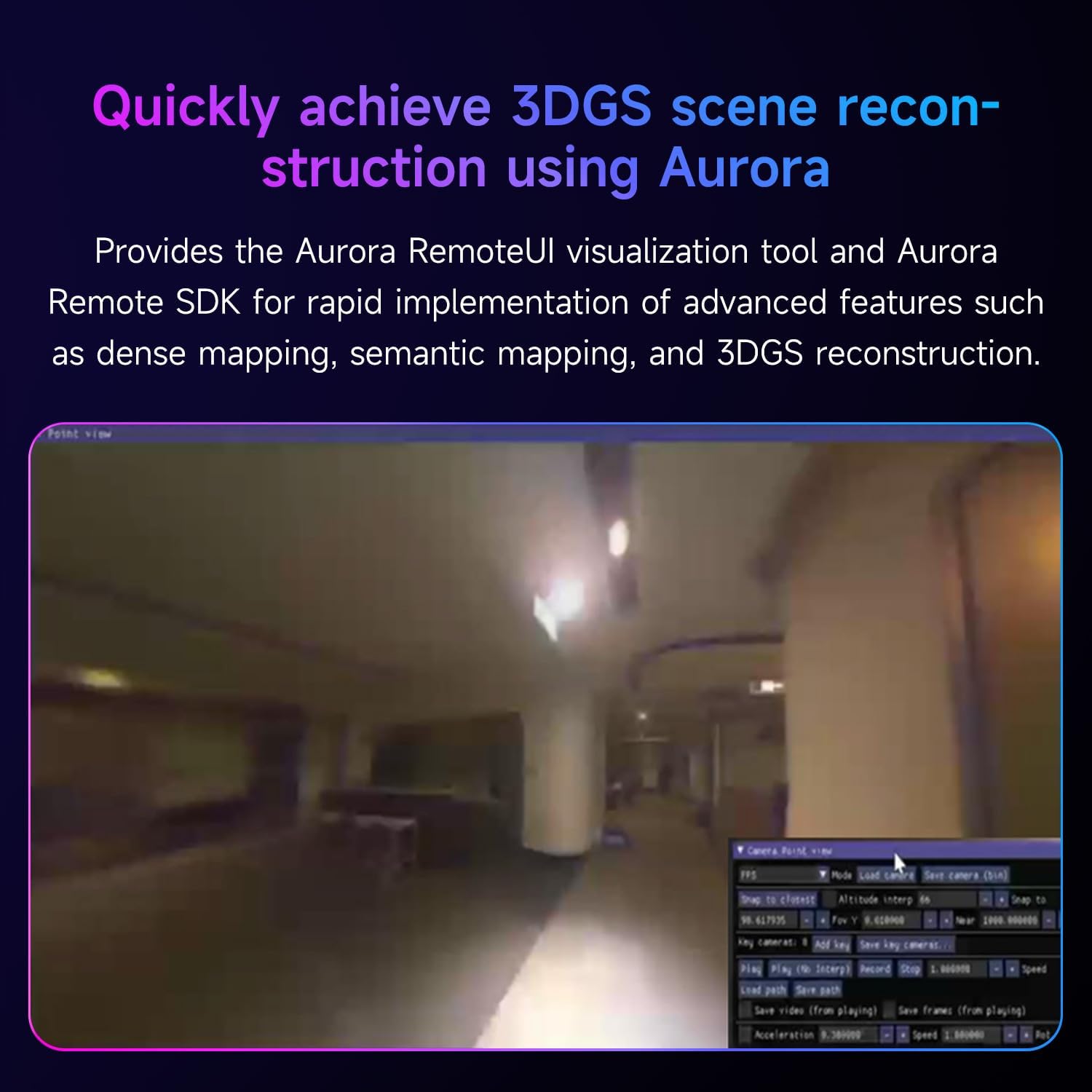 Yahboom Aurora S 3D Visual Perception System AI-Visual SLAM 3D Mapping Semantic Understanding Dedicated to Robotics Embodied Intelligence Supports ROS1/ROS2/C++ SDK