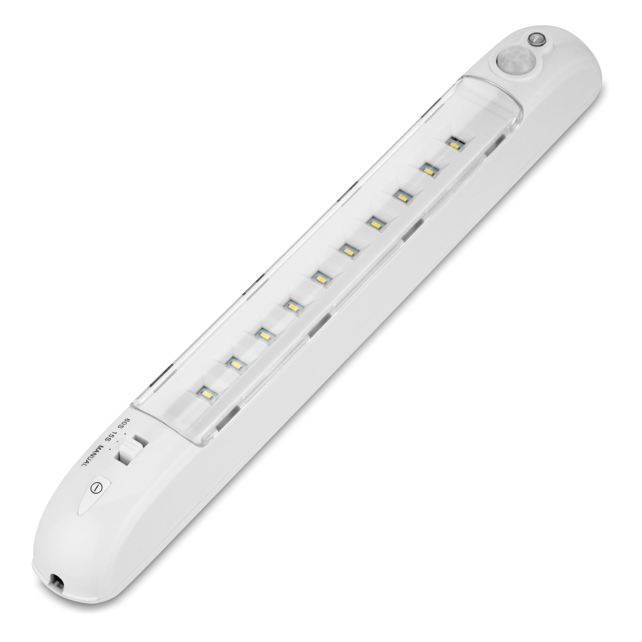 REV LED Cabinet Lighting Wireless 26 cm - Cabinet Light with Motion Sensor and Twilight Sensor, 1 W, 70 lm Daylight, Dimmable Light Strip, White