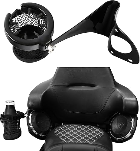 Miniatura 3 de TCT-MOTORPARTS Soporte para vasos de bebidas para Harley Touring Tri Glide Ultra Classic 15-23