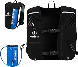 Running Vest with 1.5L Hydration Bladder – Lightweight Hydration Backpack for Men & Women – Visible Water Level Window – Reflective, Adjustable, Trail & Marathon Ready