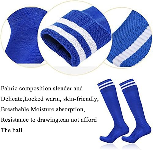 Miniatura 2 de Haploon 2 pares de espinilleras y calcetines de fútbol protectores de espinilleras de fútbol para pantorrillas y rodilleras, equipo de protección