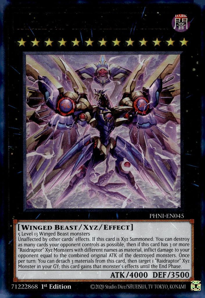 Amazon.com: YU-GI-OH! Raidraptor - Rising Rebellion Falcon - PHNI