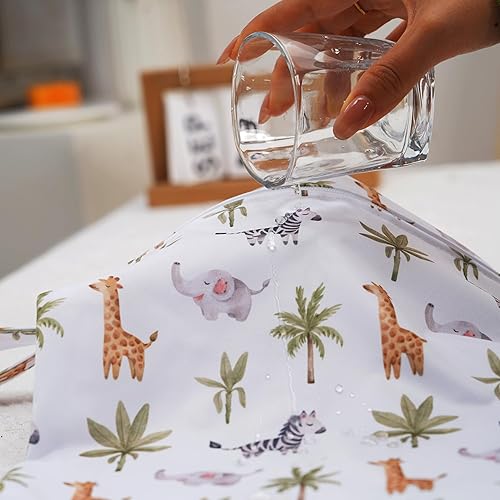 Miniatura 8 de HappyFlute Juego de 3 bolsas húmedas con cremallera, impermeables, lavables, bolsas de viaje, playa, piscina, bolsa de gimnasio para pañales de