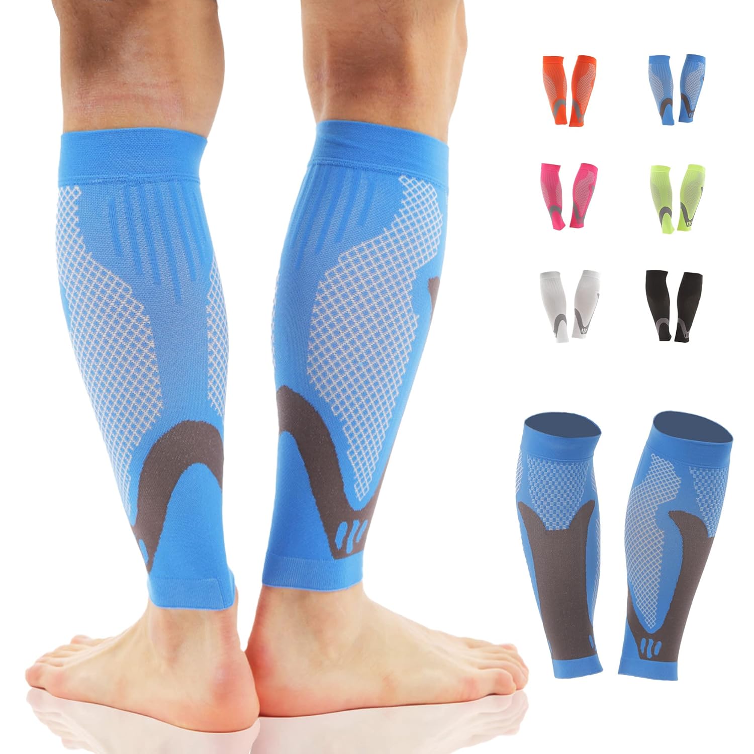Calf Compression Sleeves for Men & Women Leg Sleeve and Shin Splints