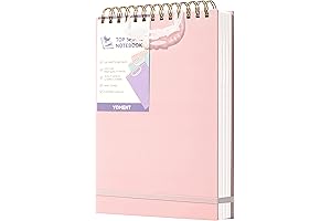 Yoment Spiral-Bound College-Ruled Top Notebook in Pink