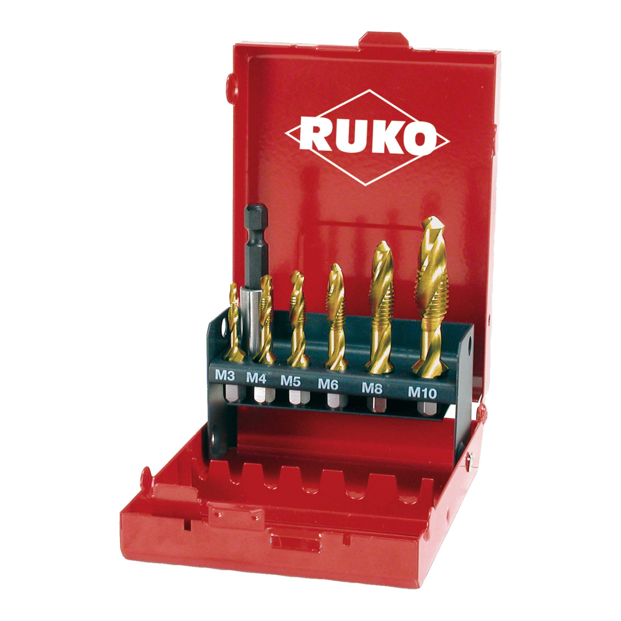 Ruko - Juego Combinado Machos/Brocas Tin