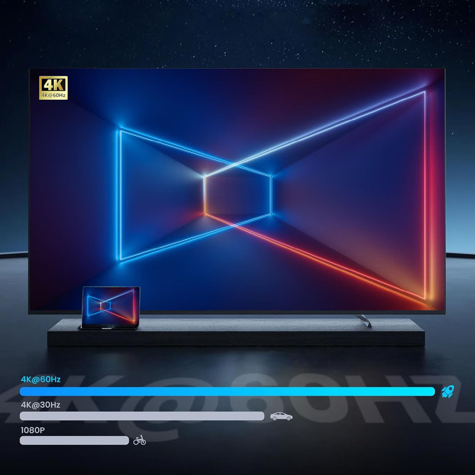 Lazmin112 Commutateur Multiviewer 6x2, Commutateur 4K 60 Hz avec Bande Passante de 18 Gbit/s, Gestion EDID, Double Sortie Optique SPDIF et Sorties AUX 3,5 Mm, pour TV, PC, Consoles de (Prise UE)