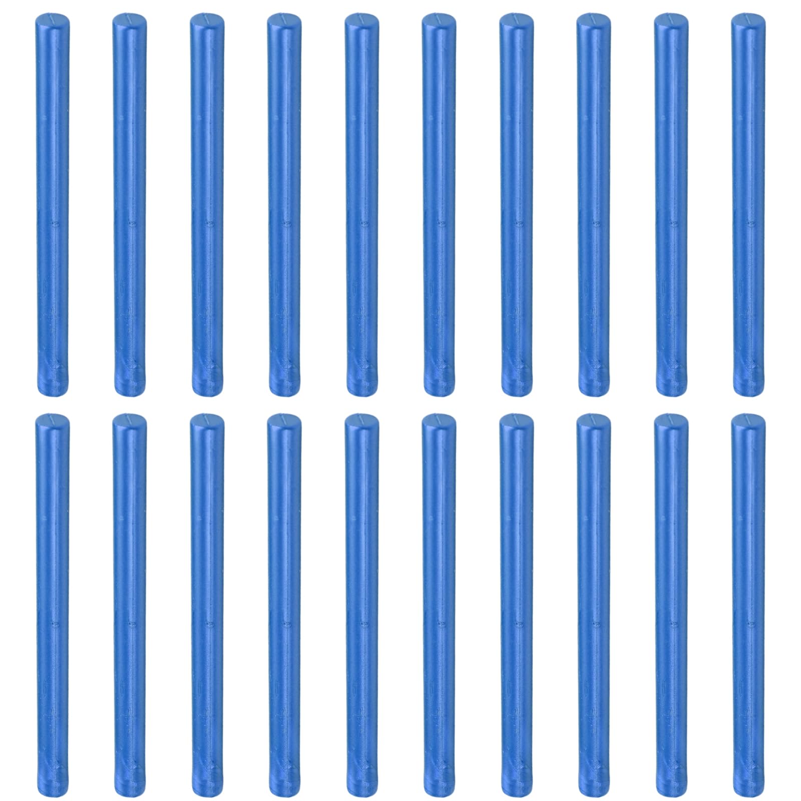 Sealing Wax Sticks, Sealing Wax for Wax Gun 7 mm, Pack of 20 Wax Seal Wax Metallic, Sealing Wax Sticks for DIY Crafts, Seal Stamps, Letters, Cards, Envelopes, Invitations, Party (Sky Blue)