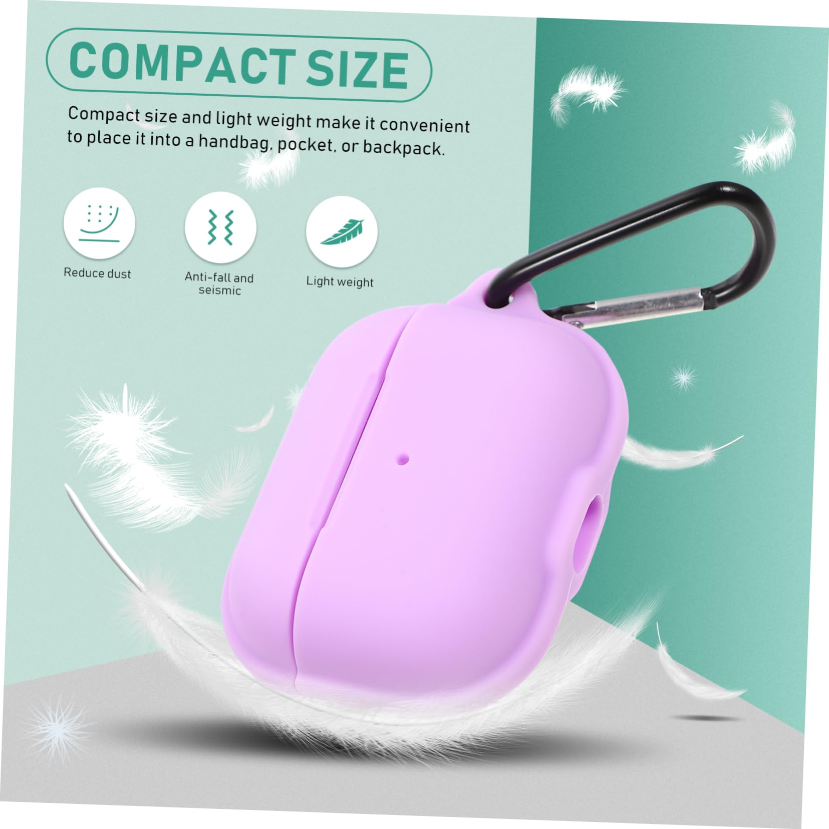 Hemobllo 5stücke Magnetische Silikon-hülle Für -kopfhörer Kompatibel Mit Stoßfest Kratzfest Leicht Mit Schnalle Für Einfachen Transport Elegantem Farbton
