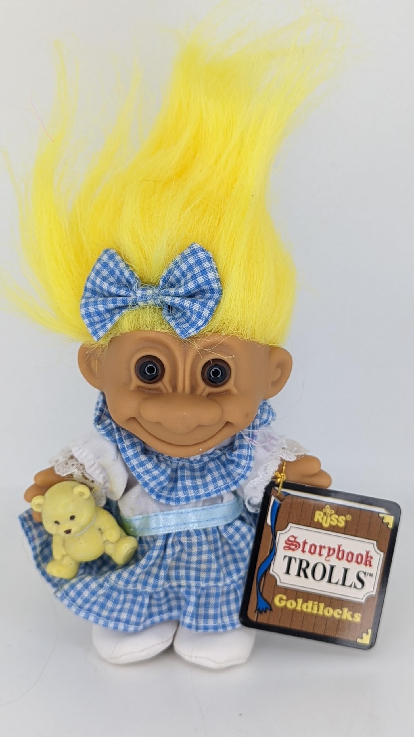 Amazon.com: Troll Doll Yellow Hair Vintage Retro 5
