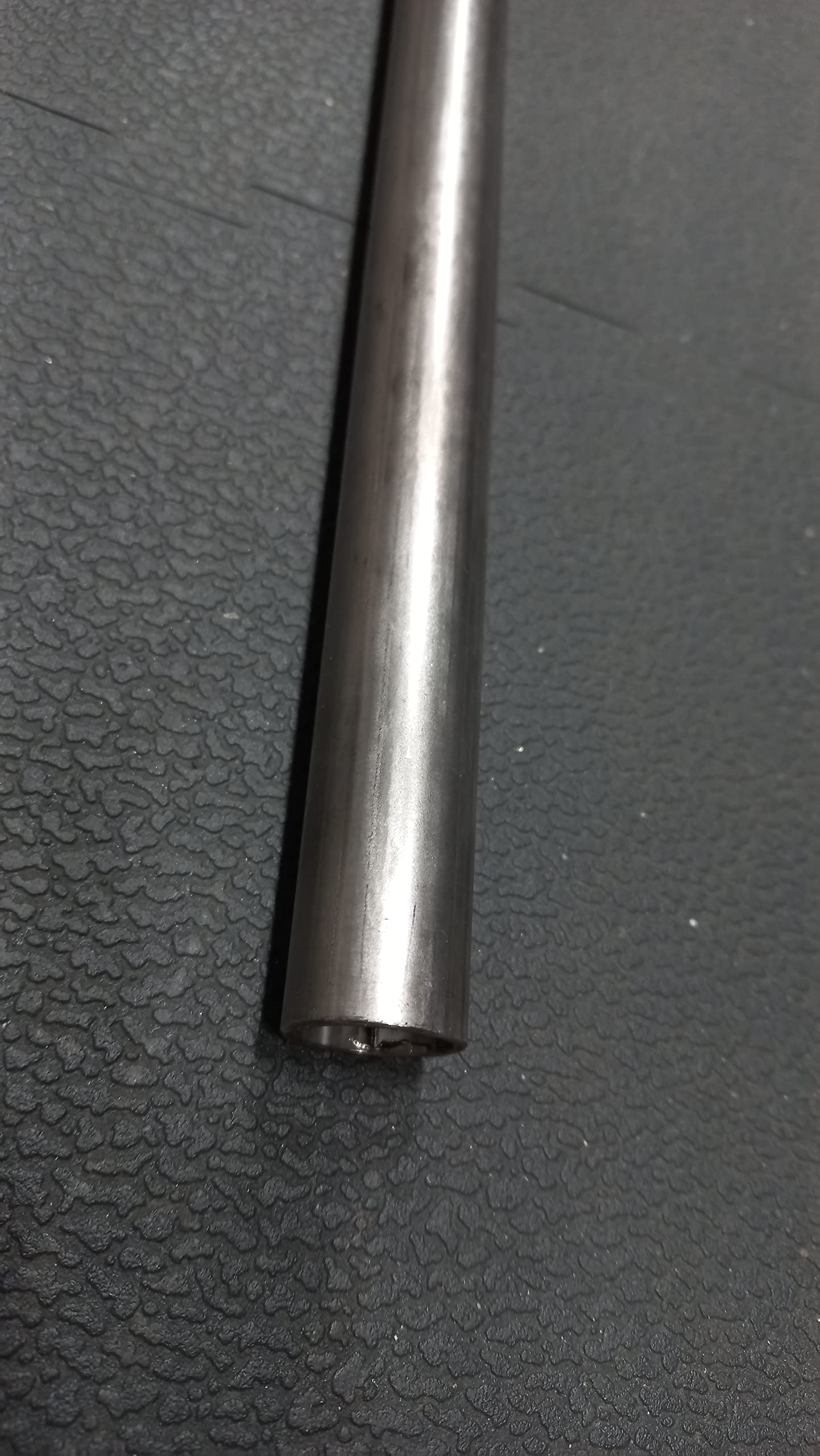 Tubo de acero inoxidable 316L enrollado soldado con autógena, longitud 1 metro Ø42,4 mm, grosor 2 mm (unidad