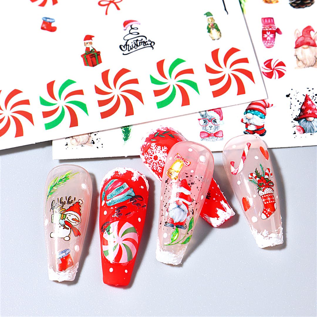 Amazon.co.jp: Zayookey ネイルアートシール 3D クリスマス DIYネイル