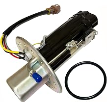 15100-35FV0 Fuel Pump Assembly w/Fuel Pipe Fit for Suzuki GSXR1000 2001-2002 GSXR750 2000-2003 GSXR600 2001-2003 1510035FV0 Fuel Pump Pressure Regulator, 4-Pins Plug