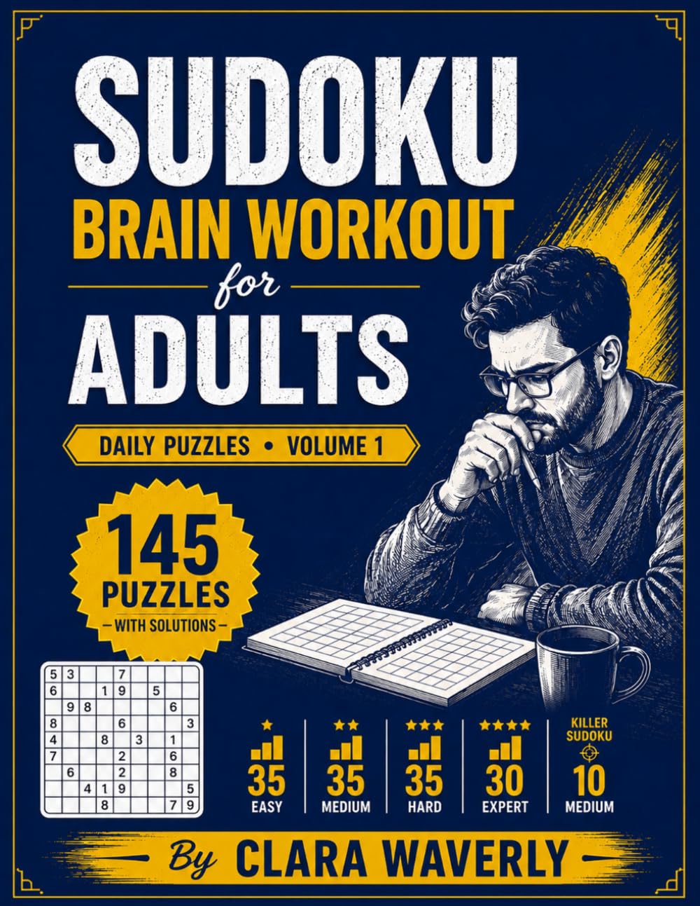 Sudoku Brain Workout for Adults: Daily Puzzles · Volume 1