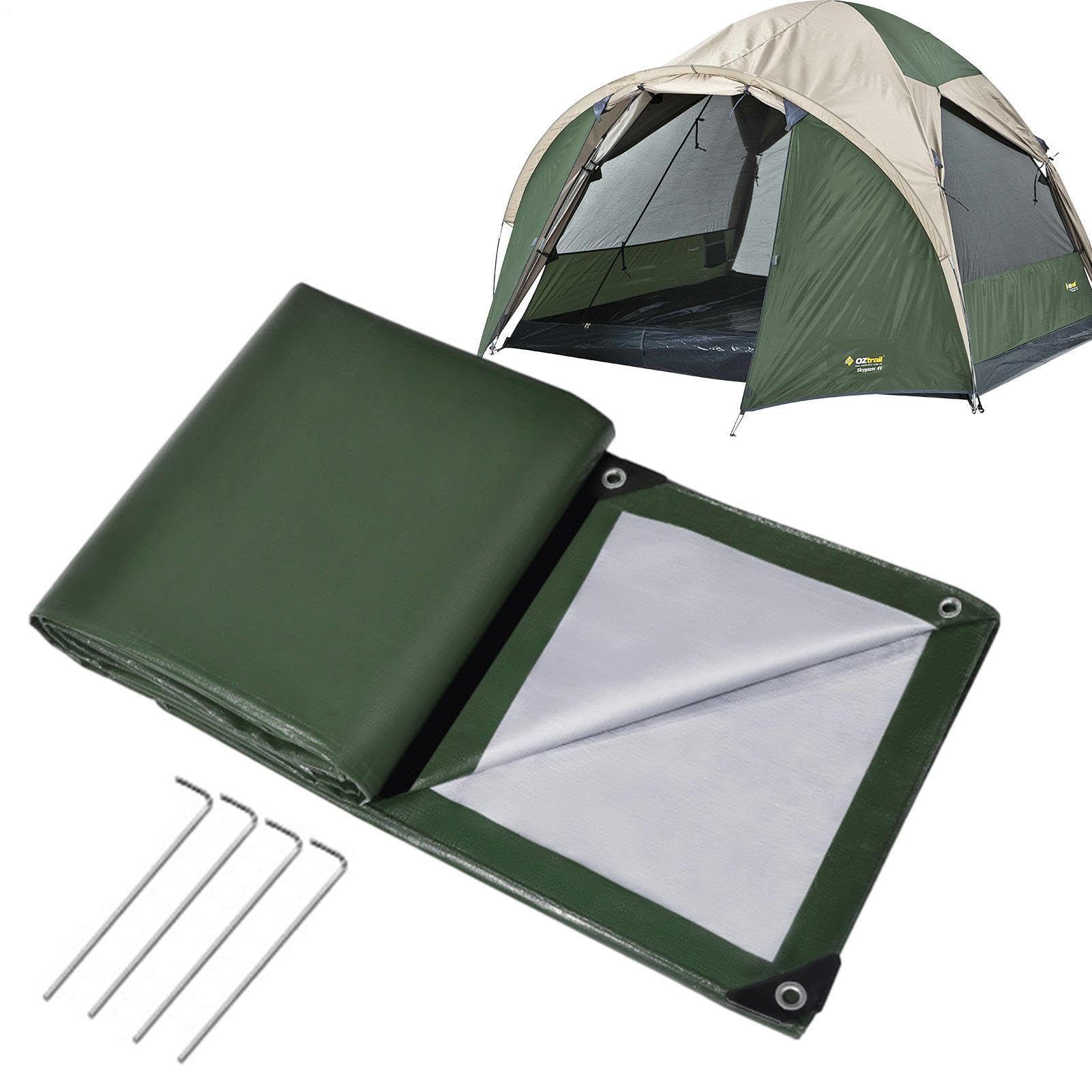 Bâche de sol pour tente – Bâche de survie pliable imperméable légère et