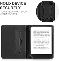 Vista 3 de Funda universal para Kindle eReader de 6 pulgadas, compatible con Paperwhite (2015/2018)/Pocketbook y Tolino/Kobo Clara HD, funda protectora de 6