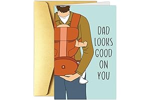 Dad Looks Good on You: Fetching First Father's Day Card for New Dad