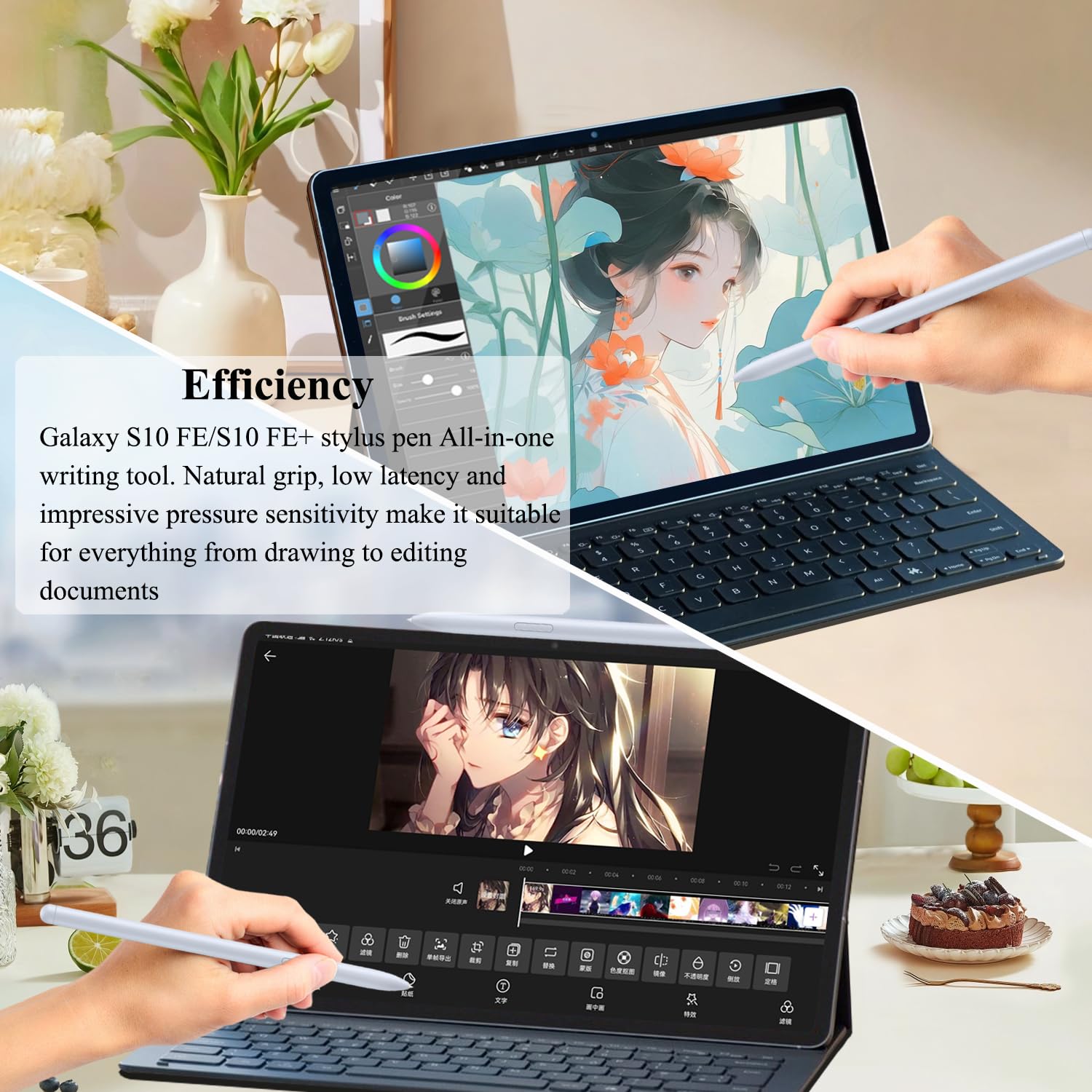 Galaxy Tab S10 FE S Pen Replacement for Samsung Galaxy Tab S10 FE