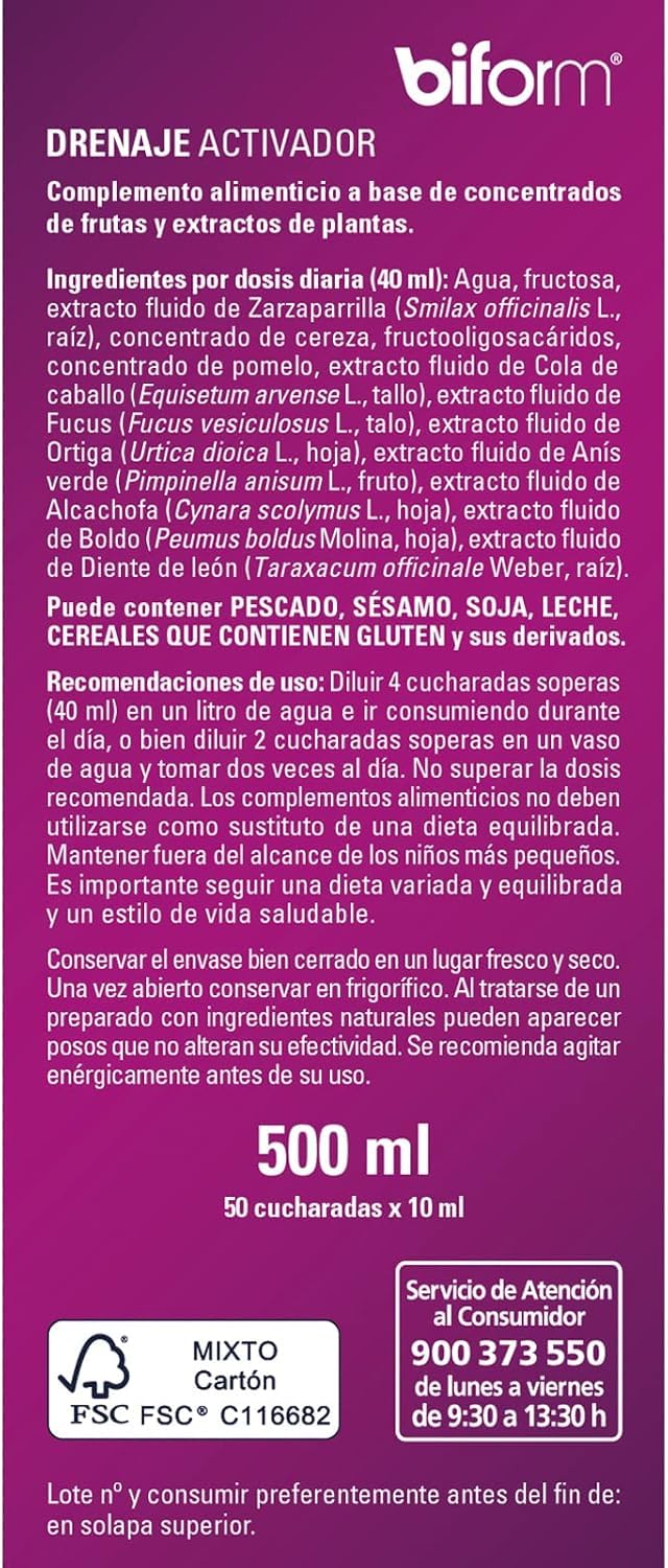 BIFORM DRENAJE ACTIVADOR 500 M