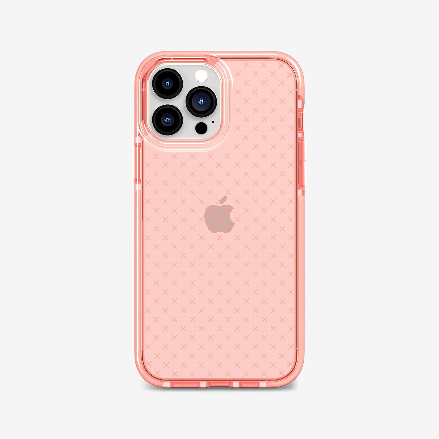 Tech21 T21-8970 EVO Check para iPhone 13 Pro MAX - Funda Ultra Protectora para teléfono con protección de caídas múltiples de 16 pies, Coral