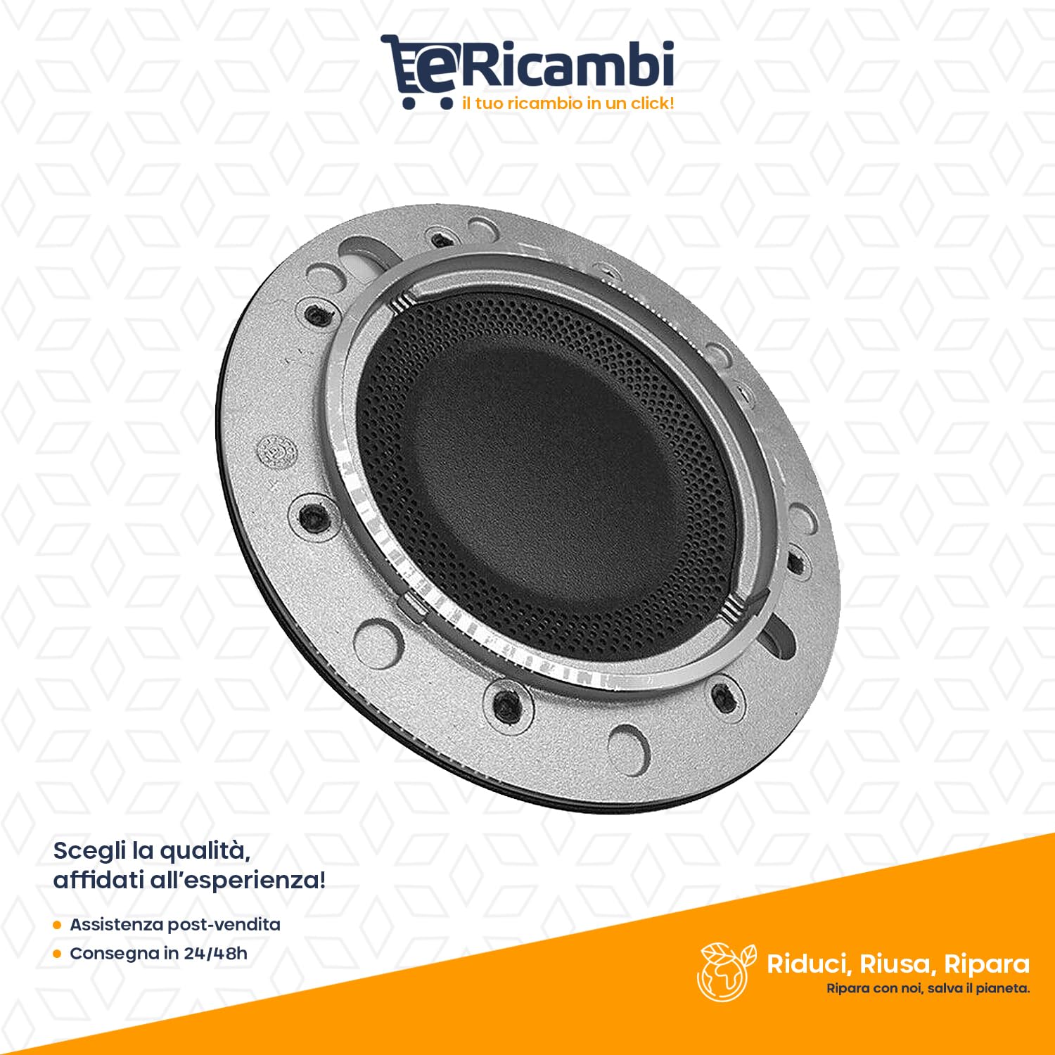 eRicambi® Cappellotto Spartifiamma Rapido per Piano Cottura compatibile con Ariston Indesit Hotpoint Whirlpool Scholtes - Dimensioni: 157mm - Modelli 7HPK644DGHXHA, 7HPK755DGHXHA e altri