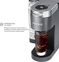 Vista 5 de Keurig K-Supreme - Cafetera de cápsulas K-Cup de una sola porción, tecnología MultiStream, 4 tamaños de preparación, depósito extraíble de doble Gris