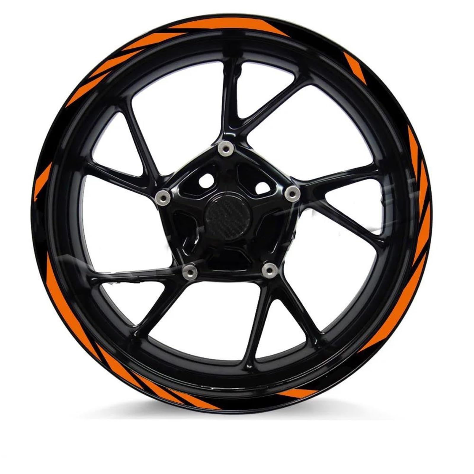 Motorcycle Wheel Sticker for Ducati for Hypermotard 950 for Diavel 1260 V4 for Multistrada 1200s Reflective Motorcycle Wheel Sticker Stripe Decal(17 Inch 012)