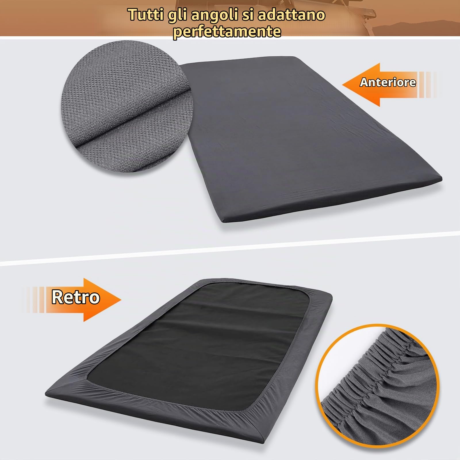 Lenzuolo con Angoli Compatibile con VW T7 California Tetto a Soffietto